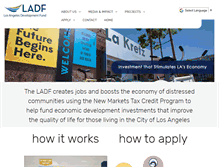 Tablet Screenshot of ladfnewmarkets.org